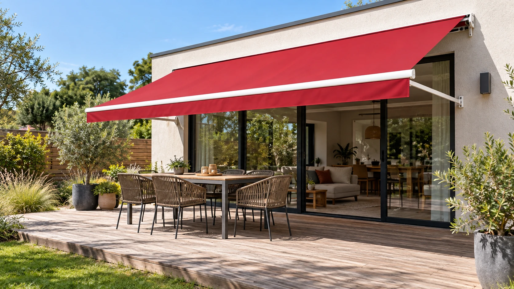 Toldos punto fijo - terraza residencial